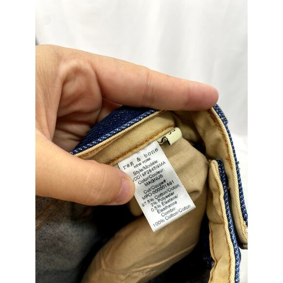 rag & bone 30 Maya High-Rise Straight - Magnus - Picture 6 of 8